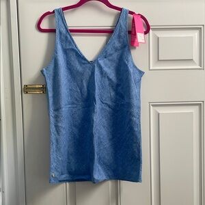Lilly Pulitzer Florin Linen Top M NWT